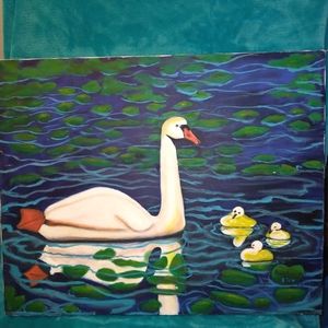 Original oil painting on canvas By Barbara Rice